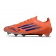 adidas Crampons F50 Elite FG Beam Orange Bleu Lucide Blanc Ftwr