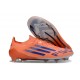 adidas Crampons F50 Elite FG Beam Orange Bleu Lucide Blanc Ftwr