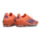 adidas Crampons F50 Elite FG Beam Orange Bleu Lucide Blanc Ftwr