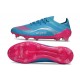 adidas Crampons F50 Elite FG X MESSI Aqua Flash Rose Lucide Cyan Lucide
