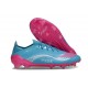 adidas Crampons F50 Elite FG X MESSI Aqua Flash Rose Lucide Cyan Lucide