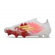 adidas Crampons F50 Elite FG Blanc Rouge Or