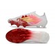 adidas Crampons F50 Elite FG Blanc Rouge Or