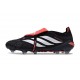 Adidas Predator 26 Foldover Tongue Elite FG Noir Blanc Rouge