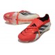 Adidas Predator 26 Foldover Tongue Elite FG Rouge Lucide Noir Blanc Ftwr
