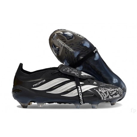 Adidas Predator 26 Foldover Tongue Elite FG Noir Argent