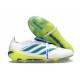 Adidas Predator 26 Foldover Tongue Elite FG Blanc Bleu Jaune