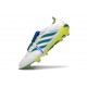 Adidas Predator 26 Foldover Tongue Elite FG Blanc Bleu Jaune