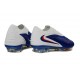 Crampons Nike Phantom 6 Elite Low FG Bleu Rapide Blanc