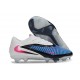 Crampons Nike Phantom 6 Elite Low FG Bleu Rapide Rose Explosif Blanc