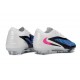 Crampons Nike Phantom 6 Elite Low FG Bleu Rapide Rose Explosif Blanc