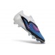 Crampons Nike Phantom 6 Elite Low FG Bleu Rapide Rose Explosif Blanc
