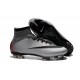 2016 Chaussures Nike Mercurial Superfly FG CR 500 Argenté Gris Noir Rouge