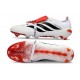 Adidas Predator 26 Foldover Tongue Elite FG Blanc Rouge Noir