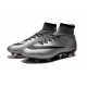 2016 Chaussures Nike Mercurial Superfly FG CR 500 Argenté Gris Noir Rouge