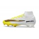 Nike Mercurial Superfly 10 Elite FG Nouvelles Blanc Jaune Or