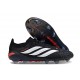 Crampons Adidas Predator 26 Elite FG Neuf Noir Blanc Rouge
