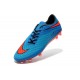 Nouvelle Chaussures de Football Nike Hypervenom Phantom FG Bleu Rouge