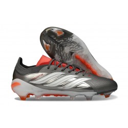 Adidas Predator 26 Elite FG Neuf Fer Mét. Blanc Ftwr Rouge Lucide