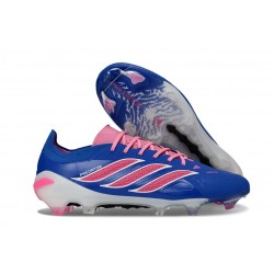 Crampons Adidas Predator 26 Elite FG Neuf Bleu Rose