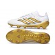 Crampons Adidas Predator 26 Elite FG Neuf Blanc Or