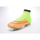 Nouveau Chaussures de Football Nike Mercurial Superfly 4 FG Cuir Beige Noir Volt