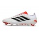 Crampons Adidas Predator 26 Elite FG Neuf Blanc Noir Rouge