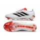 Crampons Adidas Predator 26 Elite FG Neuf Blanc Noir Rouge