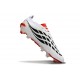 Crampons Adidas Predator 26 Elite FG Neuf Blanc Noir Rouge