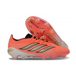 Chaussures Adidas Predator Elite L FG Rouge Or