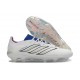 Chaussures Adidas Predator Elite L FG Blanc Bleu