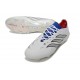 Chaussures Adidas Predator Elite L FG Blanc Bleu