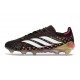 Chaussures Adidas Predator Elite L FG Noir Or Blanc
