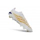 Chaussures Adidas Predator Elite L FG Blanc Or