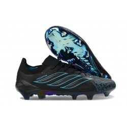 Chaussures Adidas Predator Elite L FG Noir Bleu
