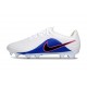 Chaussures Nike Tiempo Maestro Elite FG Attack - Blanc Noir Bleu Rose