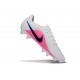 Chaussures Nike Tiempo Maestro Elite FG Attack - Blanc Noir Bleu Rose