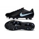 Chaussures Nike Tiempo Maestro Elite FG Noir Bleu Glacé