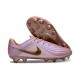 Chaussures Nike Tiempo Maestro Elite FG Bronze Rouge Mét Or Rose Mét