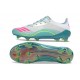 Chaussure Nouvelles adidas F50 Elite FG X Messi Blanc Ftwr Rose Lucide Flash Aqua