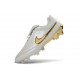 Chaussures Nike Tiempo Maestro Elite FG Blanc Or