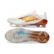Chaussure Nouvelles adidas F50 Elite FG Blanc Or