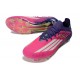Chaussure Nouvelles adidas F50 Elite FG Rose Violet Blanc