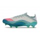 Chaussures adidas F50+ Elite FG X Messi Blanc Ftwr Rose Lucide Flash Aqua