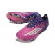 Chaussures adidas F50+ Elite FG X LAMINE YAMAL Violet Rose Blanc