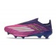 adidas F50+ Sans Lacets FG Violet Rose Blanc