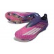 adidas F50+ Sans Lacets FG Violet Rose Blanc