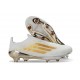 adidas F50+ Sans Lacets FG Blanc Or