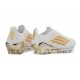 adidas F50+ Sans Lacets FG Blanc Or