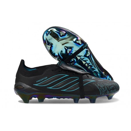 Adidas Predator 26 Foldover Tongue Elite FG Noir Bleu